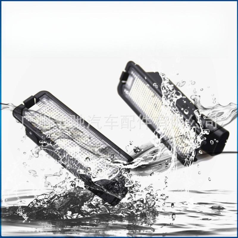License Plate Light LED Compatible with Volkswagen Golf 4 5 6 7 Passat Car Accessories Auto Parts Rear Plate Built In Decoder