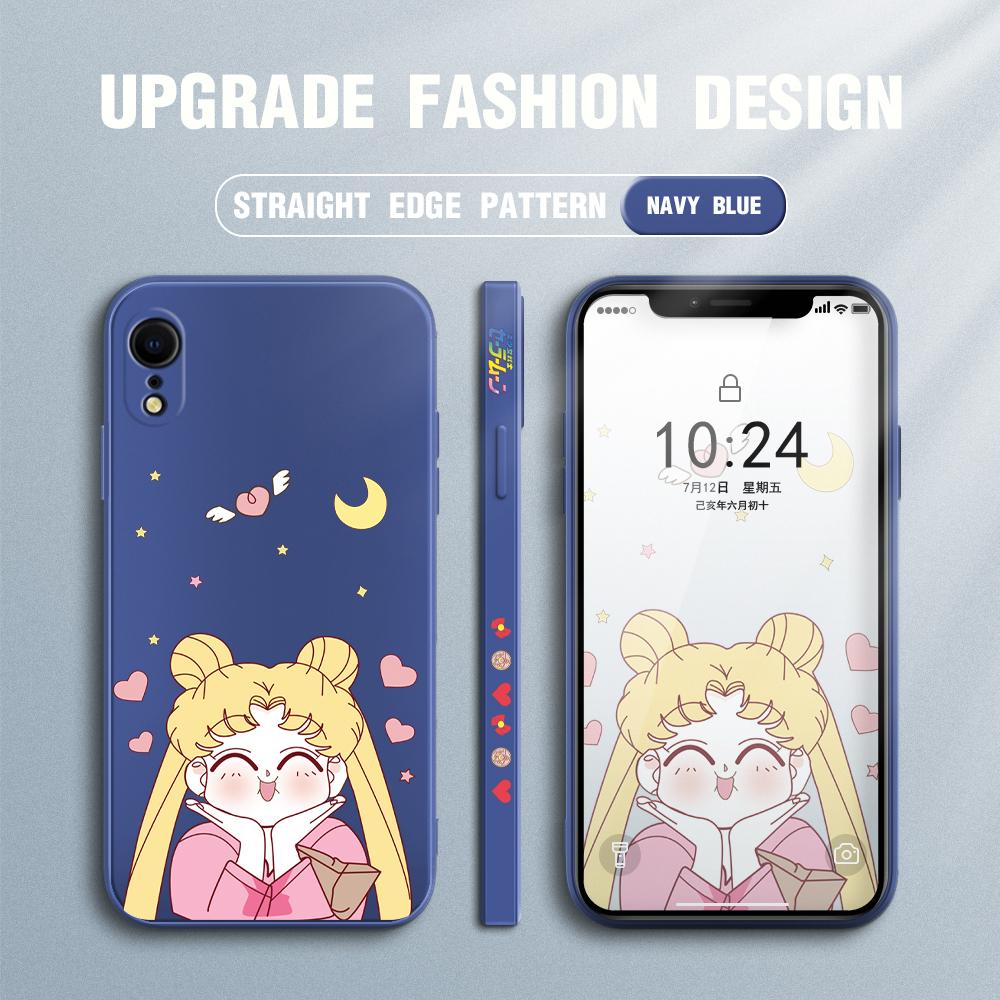 Cartoon Lovely Girl Phone Case for Redmi Xiaomi POCO Note 10 Pro 9 9A 9T 10C 8 7 11 Lite 5G X3 M3 Square Edge Soft Full Camera Protect Cover Case