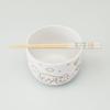 Skater Ceramic Bamboo Chopsticks Bowl, Set, 600ml, 21cm, Sanrio, Cinnamoroll, Friends, Girls, CHBWH1-A