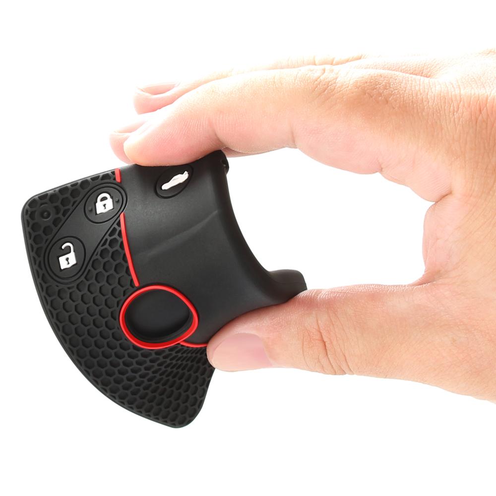 Silicone Car Key Cover For Mazda CX-7 CX-9 MX-5 Miata RX-8 2007 2008 2009 Keychain Holder Smart Remote Control Fob Protector Case