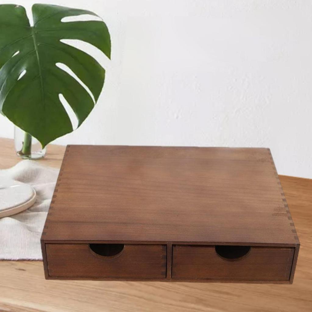 Tea and Coffee Organizer Coffee Capsule Drawer with 2 Drawers Accessories Tea Storage Organizer for Home Maker Machine Stand