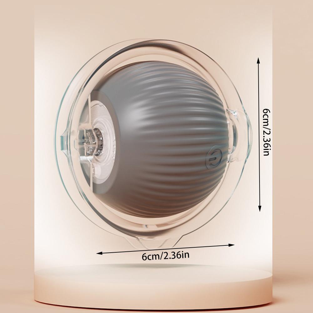 Interaktives Katzenball-Spielzeug, automatischer rollender Ball, Kunstschwanz, wiederaufladbar, intelligentes elektrisches Haustierspielzeug, Hunde- und Katzentraining, imitieren Sie eine Maus