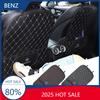 For Benz GLC GLK 1PCS Car Seat Back Anti Kick Mats Protector Cover Seat Storage Kick Pads For Mercedes Benz AMG A Class W201 W10
