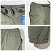 Outdoor Products Men's Poly-Stretch Water-Repellent Climbing Jogger Zip-Up Ankle-Length Cargo Pants with Belt, Size M, Black