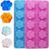Easy Demoulding Dog Paw Baking Moulds Silicone Candy Mold Chocolate Molds Bone Ice Trays Jelly