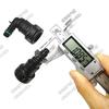 11.8 ID8 auto fuel line quick connector 11.8mm 90 180 degree SAE 10 plastic  fuel line fittings nylon pipe connector 1pc