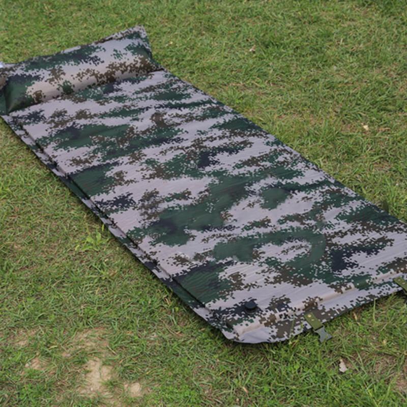 Fureign Camouflage Self-Inflating Sleeping Pad with Pillow