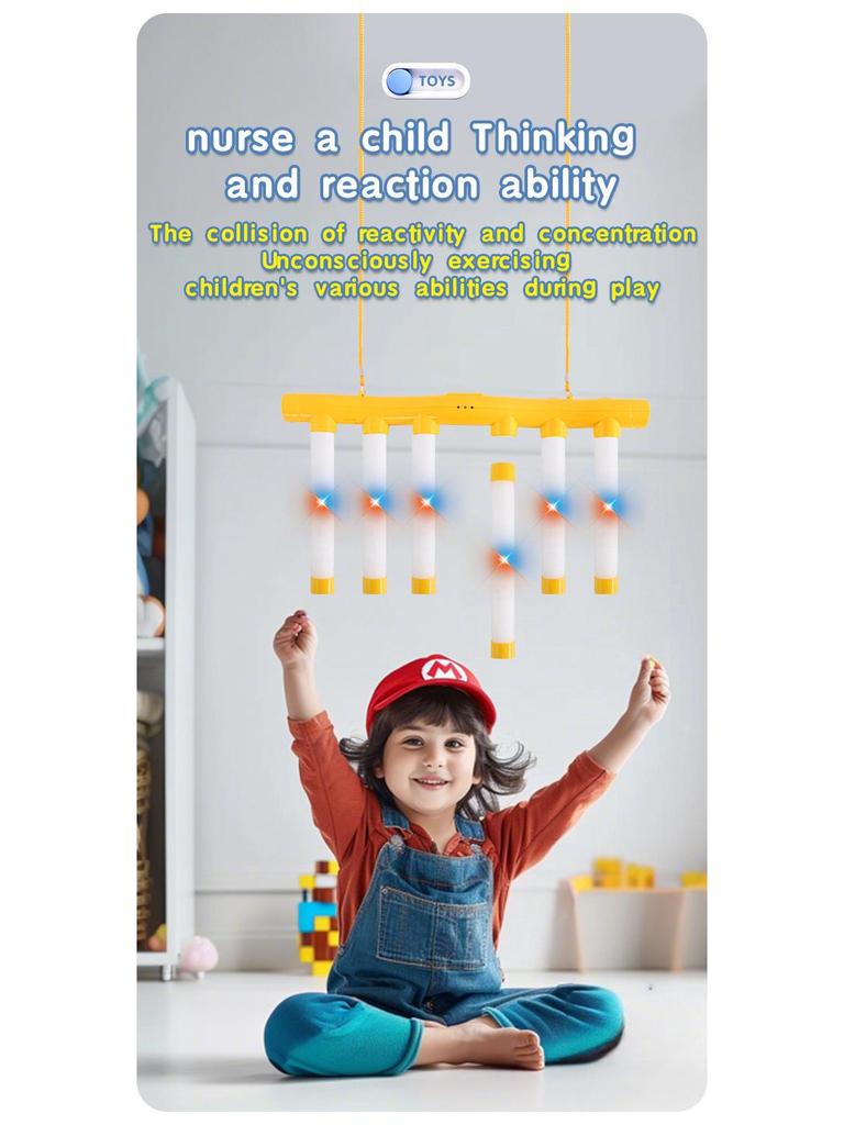 Kids' Hand-Eye Coordination Quick-Response Stick Grab Game