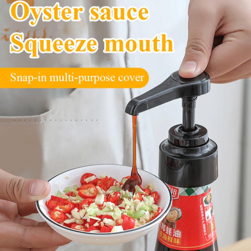 Oil Consumption Press Kitchen Seasoning Press Household Oil Pot Oil Consumption Bottle Pump Head Dosing Squeeze Nozzle