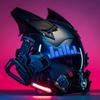Cyberpunk App Mask Light Up Rolling Subtitles Screen Mask Cos Mech Technology Sense Mobile Phone Control Helmet Role Play
