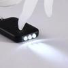 Mini Solar Charging LED Keychain Flashlight Outdoor Emergency Torch Small Torch Camping Flashlight Keyring Flashlights