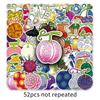 52 Cartoon Stickers Personalized Japanese Comic Decoration Mobile Phone Case Computer Stickers