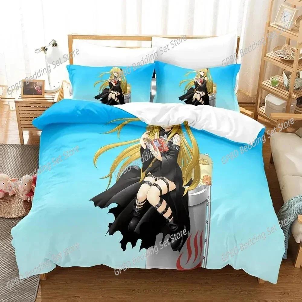 Luxury New 3D Print Anime Yami To LOVE-Ru Bedding Set Duvet Cover Bed Set Quilt Cover Pillowcase King Queen Size Boys Adult