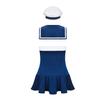 Costume da marinaio blu cos lingerie sexy, seduzione uniforme, cosplay, vestito top a tubo sexy
