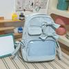 Schoolbag Gentle Sweet Wind Bow Backpack Korean ins Wind Student Party DIY Transparent Window Class Travel Backpack