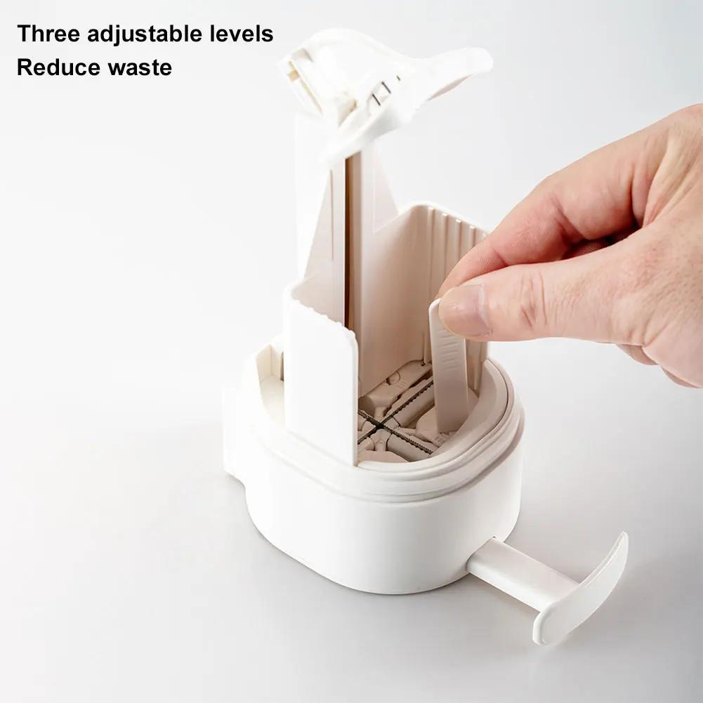 Soap Powder Dispenser with Lid Household Wall-mounted Waterproof Box New Bathroom Creative Drain Soap Shredder Handwashing Tools