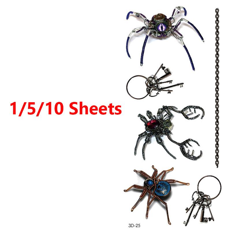 

Креативные татуировки-наклейки, водостойкая татуировка-наклейка, долговечная, длится до 2 недель, временная магическая татуировка, поддельная татуировка