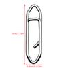 50pcs Fishing Snap Stainless Steel Speed Clip Topwater Clip Quick Change Fast Link Connector