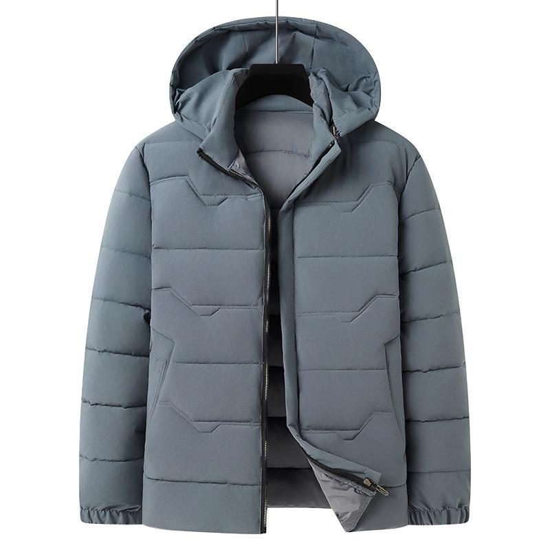 Winter Men's Down Cotton Clothes Short Anti-warm Large Size Thickened Medium Men's Cotton-padded Clothes