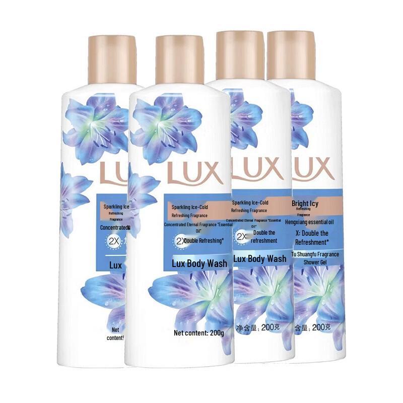 

Lux Ice Cool Refreshing Toning Shower Gel 200g x4 Pack