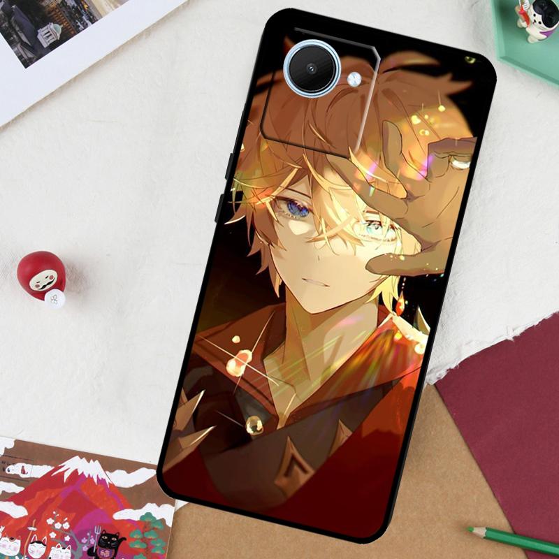 Genshin Impact Tartaglia For Realme 13 Pro Plus 14 12 10 11 GT 6 5 6T GT7 Pro C51 C21Y C25S C75 C67 C61 C53 C55 Case