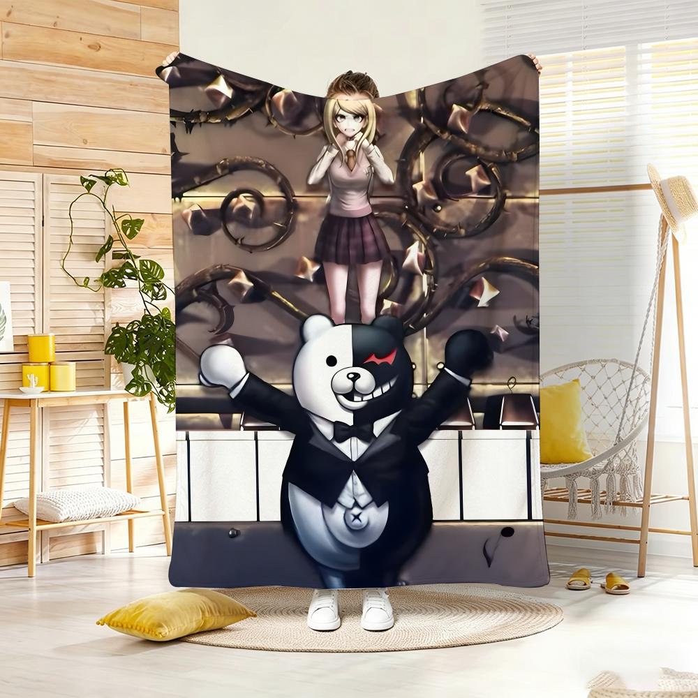 Anime D-DanganronpaS Throw Soft Warm Throw Blanket for Bedroom Living Room Bed Travel Camping Picnic Gift
