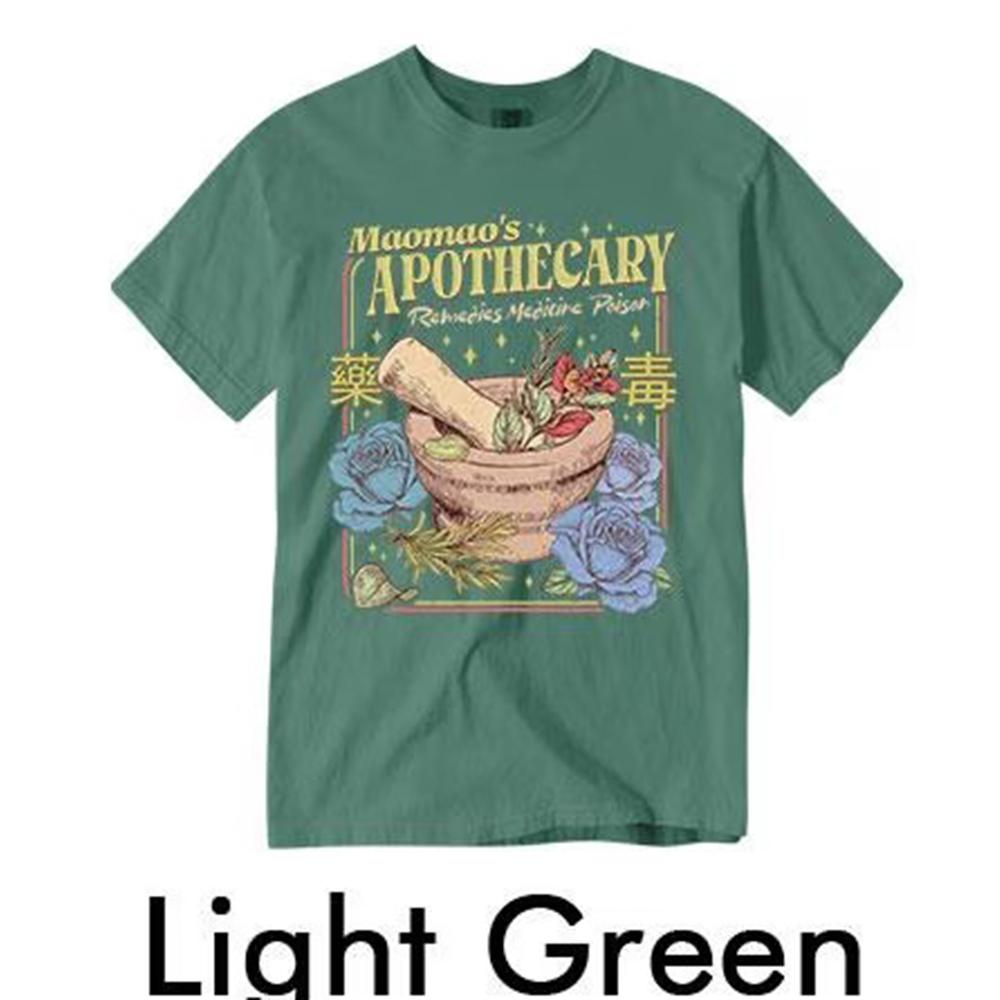 Vintage Maos Apothecary Kawaii Comfort Unisex Shirt Dark Academia Bookish Witchy Anime Literary Shirt Unisex Top Streetwear