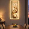 Luxury Led Wall Clocks Digital Living Room Interior Modern Silent Clock Wall Design Creative Orologio Da Parete Home Decoration