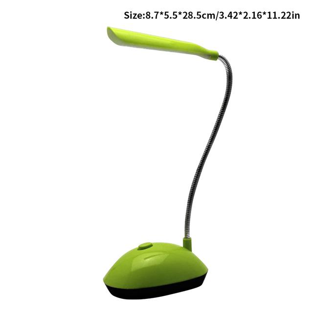 Lamp LED Lamp Table Desk Lamp Reading Lamp Foldable Dimmable AA Battery Powered Table Light 4 LED Portable Lamp Flexo Book Light