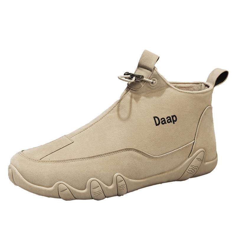 

Новые повседневные туфли для мужчин, роскошные мужские ботильоны с круглым носком, легкие туфли для ходьбы, удобные высокие кроссовки для мужчин 40