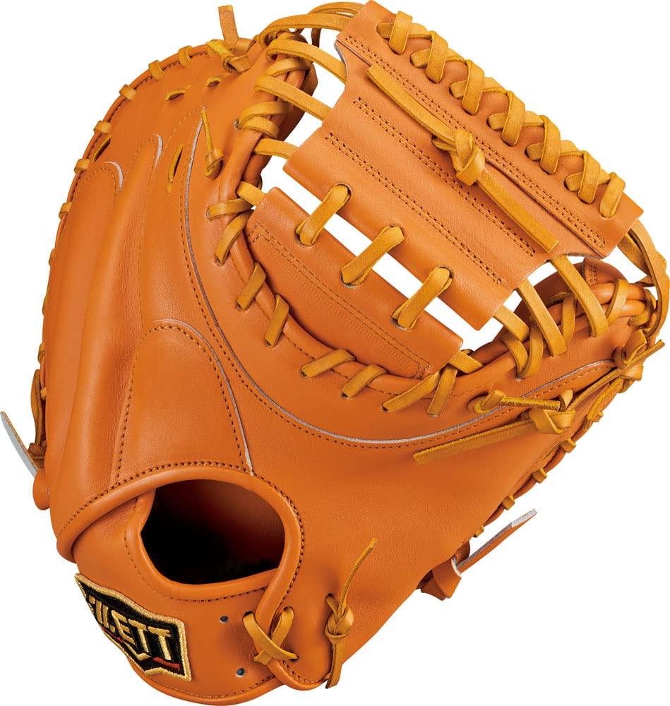 ZETT Pro Status Baseball Yuhei Nakamura Orange X Oak Brown Made In BPROCM820 Catcher's Mitt, Style, Right-Handed Throw, (5636), Japan,