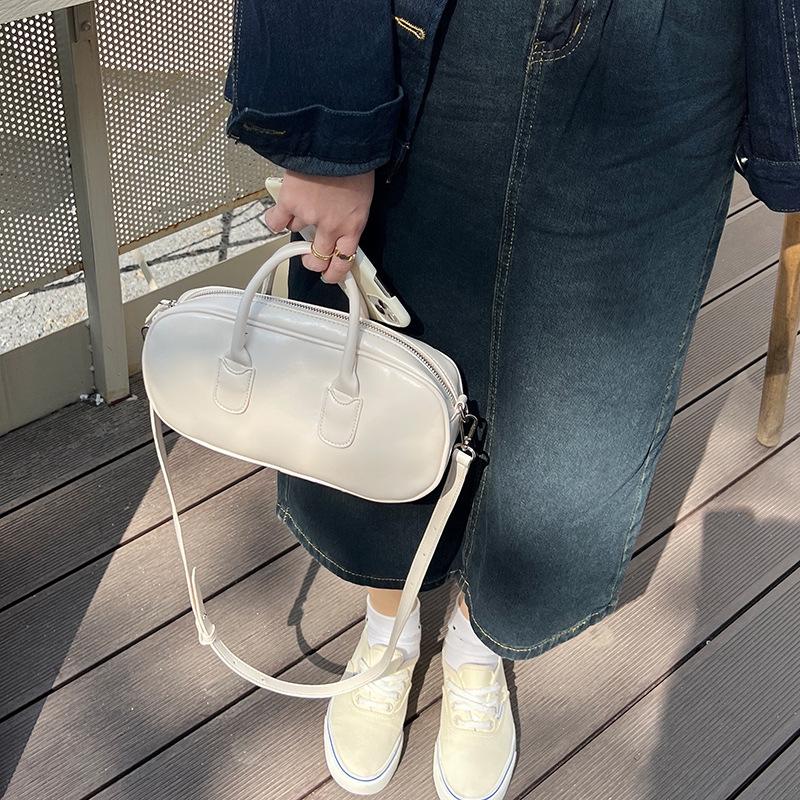 

Simple Women Solid Color Shoulder Bags High Quality Pu Leather Ladies Red Messenger Bag Casual Female Rectangle Purse Handbags бежевый