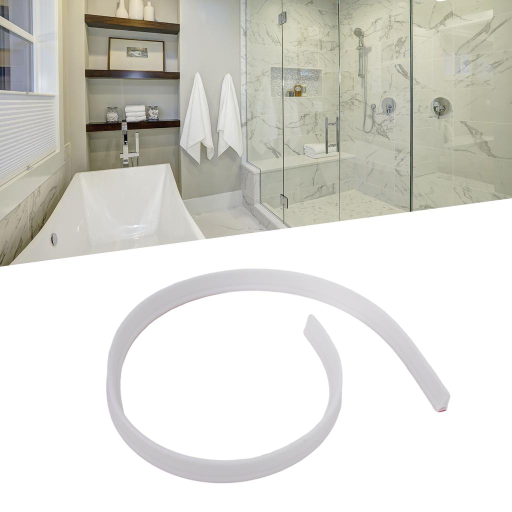 Shower Dam Barrier Water Stopper Barrier Seal Strip Shower Dam Barrier Shower Barrier Dam Countertop Water Stopper