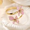 Multifunctional Adjustable Flower Shape Metal Bangle Bracelet Adjustable Diameter for Trendy Accessories and Gift Giving