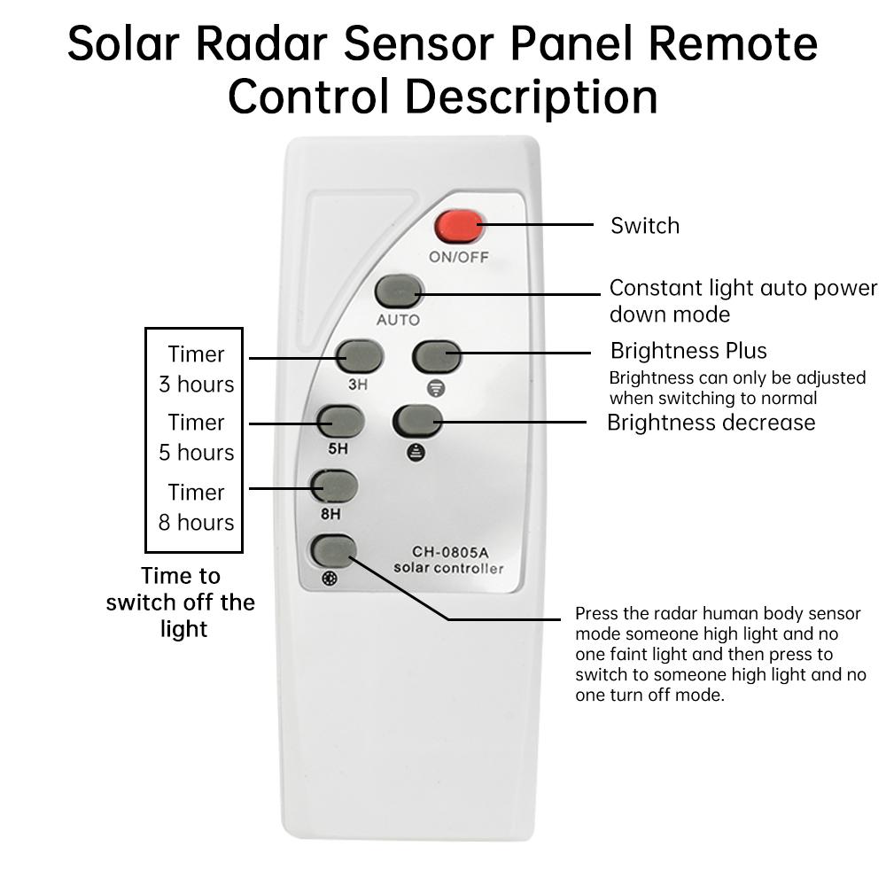 1.1V/1.7V Solar Street Lamp Controller Circuit Board of PIR Human Body Induction Solar Lamp with Remote Control Function