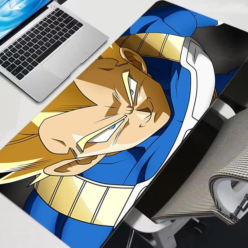 

Vegeta Dragon Ball Z Mouse Pad Gaming Accessories Gabinete Gamer PC Computer Desk Mat Large XXL Keyboard Tablet DBZ Mousepad 30x60x0.2cm