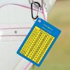 2 Pezzi Grafico Distanze Mazze da Golf Portatile Riferimento Rapido per Golfisti Scheda di Stima Distanza Foglio degli Appunti Guida da Golf