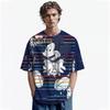 Disney Herren Mickey Maus Print T-Shirt Sommer Junge Street Fashion Lässig Sport Locker O-Ausschnitt Kurzarm Kleidung Kind