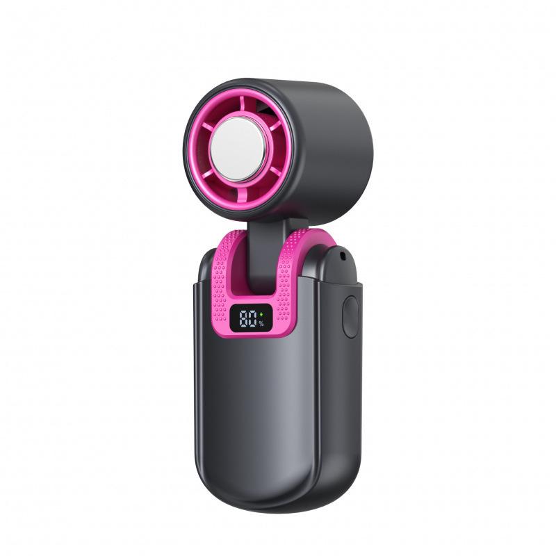 

F386 High-Speed Portable Handheld Cooling Fan with Ice Pack and Foldable Design 49*42*121.5 mm сірий колір