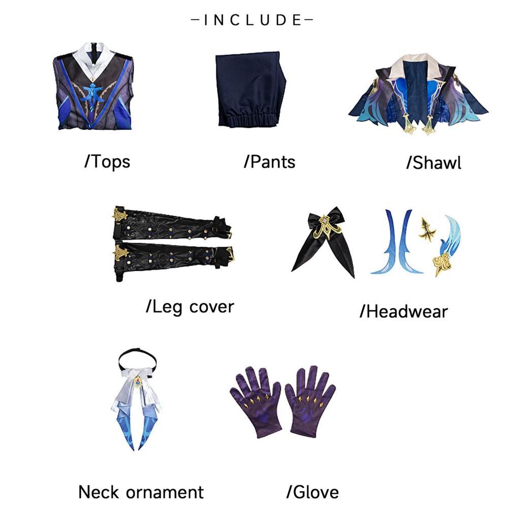 [BASETAKE] Genshin Impact Cosplay Costume Genshin Impact Nuvillette Genshin Impact Cosplay Costume