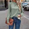 Women's /Winter Round Neck Pulling Long Sleeve Top T-shirt