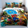 Characters from Mario franchise. Bedding sets Duvet cover sets Duvet covers Pillowcases(1 * Duvet Cover 2 * Pillowcases without duvet insert)