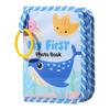 Baby Photo Album Fabric Memory Book Soft Cloth Scrapbook Interactive Sensory Toy for Newborn