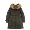 MONCLER [Domestic regular] PHALANGERE hoodie down with fur coat 00 khakiUsed
