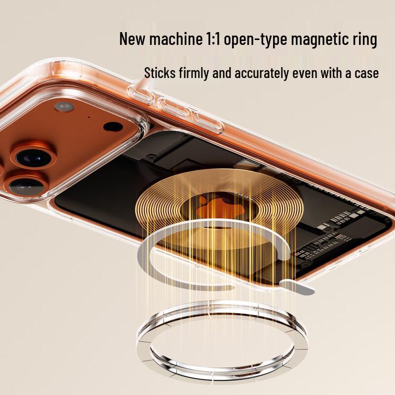 BIAYIAS MagSafe Clear Airbag Anti-fall iPhone Case
