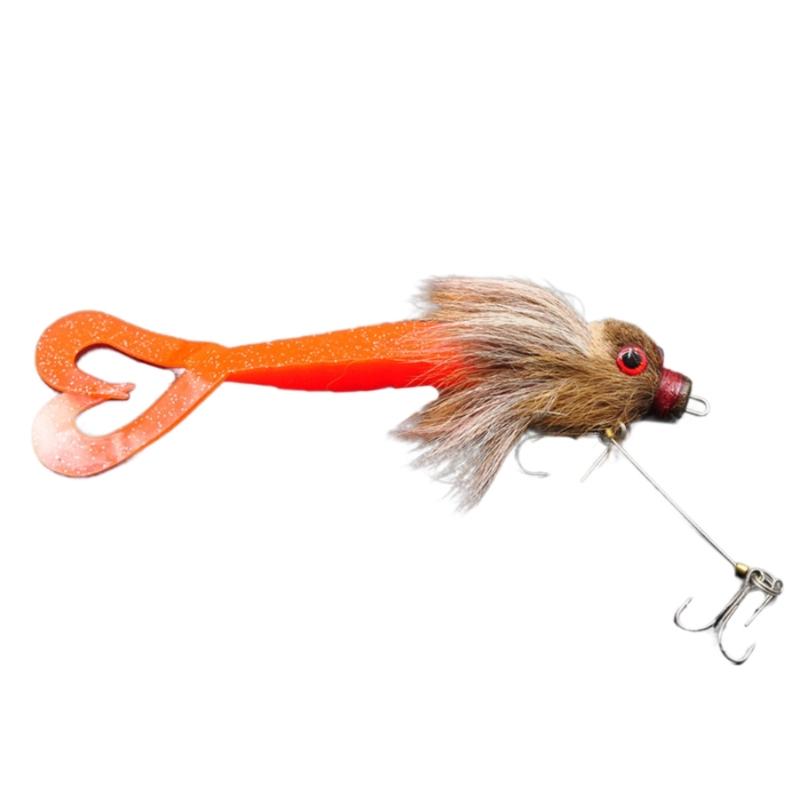 Realistic Artificial Baits with Soft Plush Texture Enhances Casting Performances for Beginner Fishermen Fishing Hair Lure