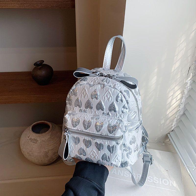 Rucsac mini brodat love pentru femei, geantă de umăr, rucsacuri mici, modă coreeană, ieșiri și călătorii, nou