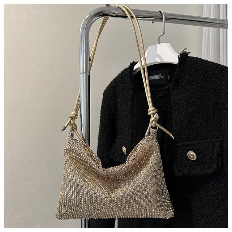 Fresh Fashionable Shiny Sweet Handbag For Women 2024 Spring New Tote Shoulder Bag