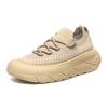 Men's shoes summer breathable mesh fly-woven sports shoes thick-soled heightening casual shoes low-top bag head socks trendy shoes