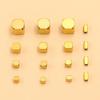 Gold & Stainless Steel Spacer Beads - 2 Colors, 6 Sizes - Rectangular Jewelry Accessories for Necklaces & Bracelets